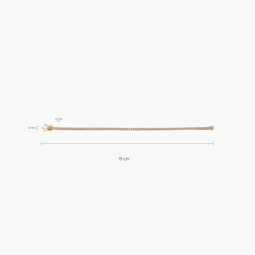 Bransoletka tenisowa Share Your Love 3,0mm: złota, diamenty laboratoryjne